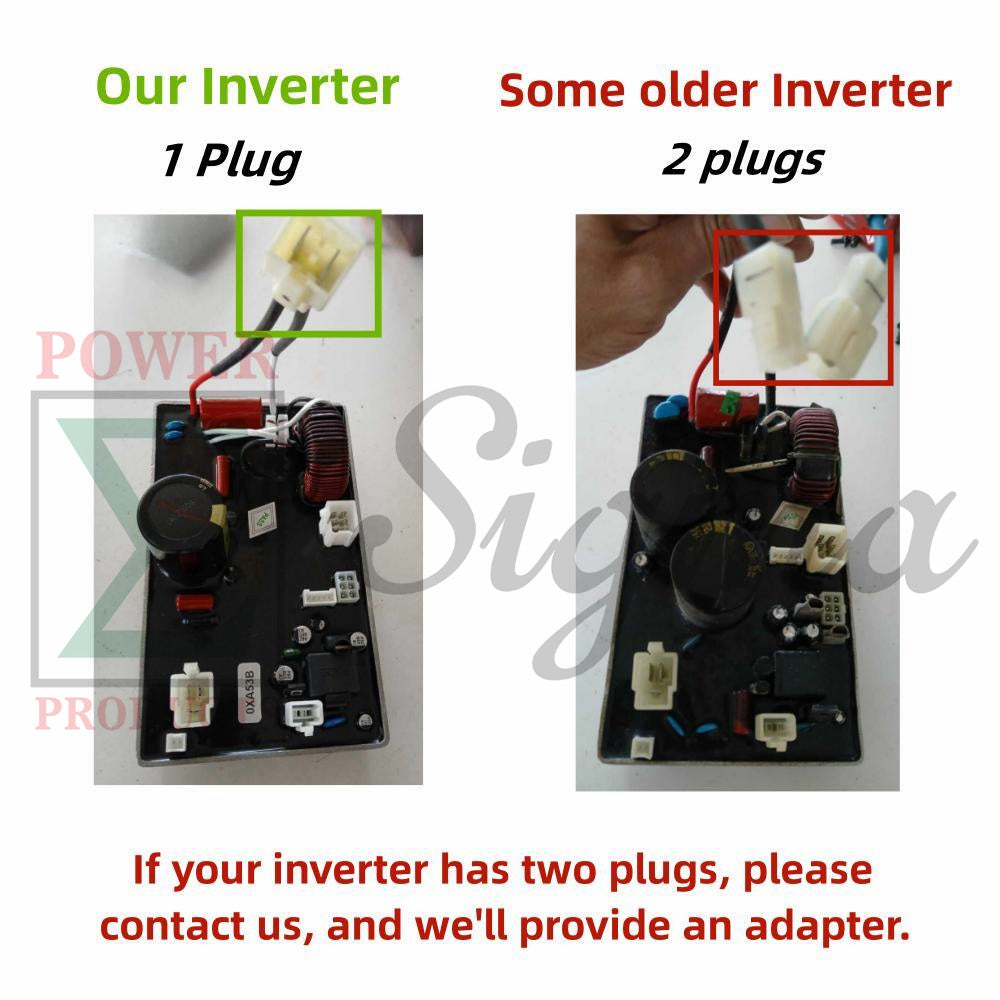 Replacement Inverter Module with White 1-Plug Design (Excludes Yellow Pinodels) for PREDATOR 2000-Watt Surge Inverter Generator image 1