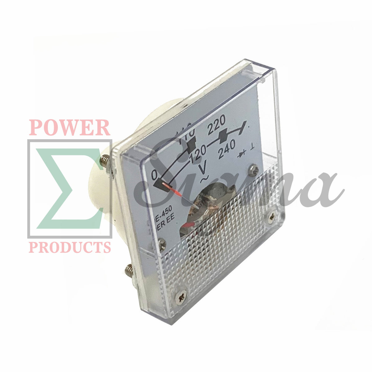 Panel Voltmeter DE-450 for Champion Power CPE 1200/1500W 1400/1800W 3500/4000W 3650/4500W 6875/5500 Watts Gas Generator 120/240VAC Analog Classic Voltage Meter image 5