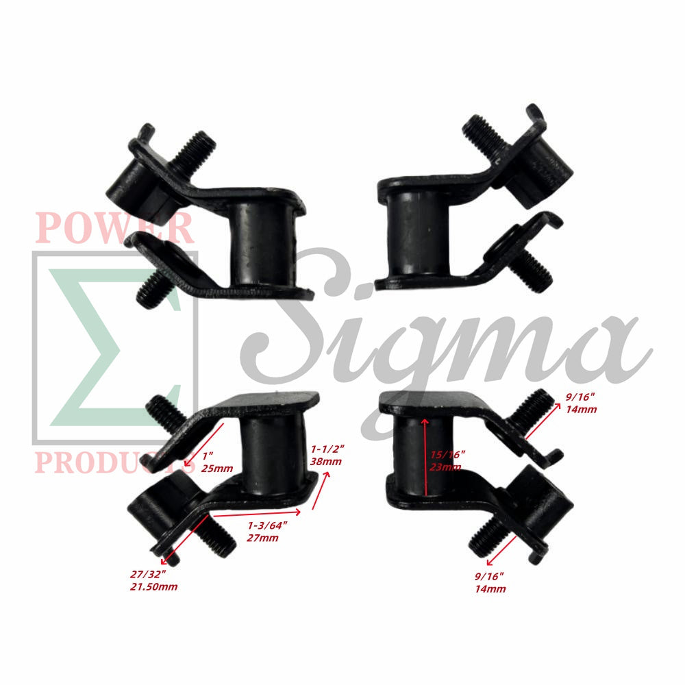 4PCS Anti-Vibration Mounts with nuts for Predator 5000-Watt Dual-Fuel Inverter Generator (Compatible with SKU 71367, 70143) image 2