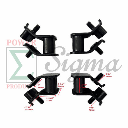 4PCS Anti-Vibration Mounts with nuts for Predator 5000-Watt Dual-Fuel Inverter Generator (Compatible with SKU 71367, 70143) image 2
