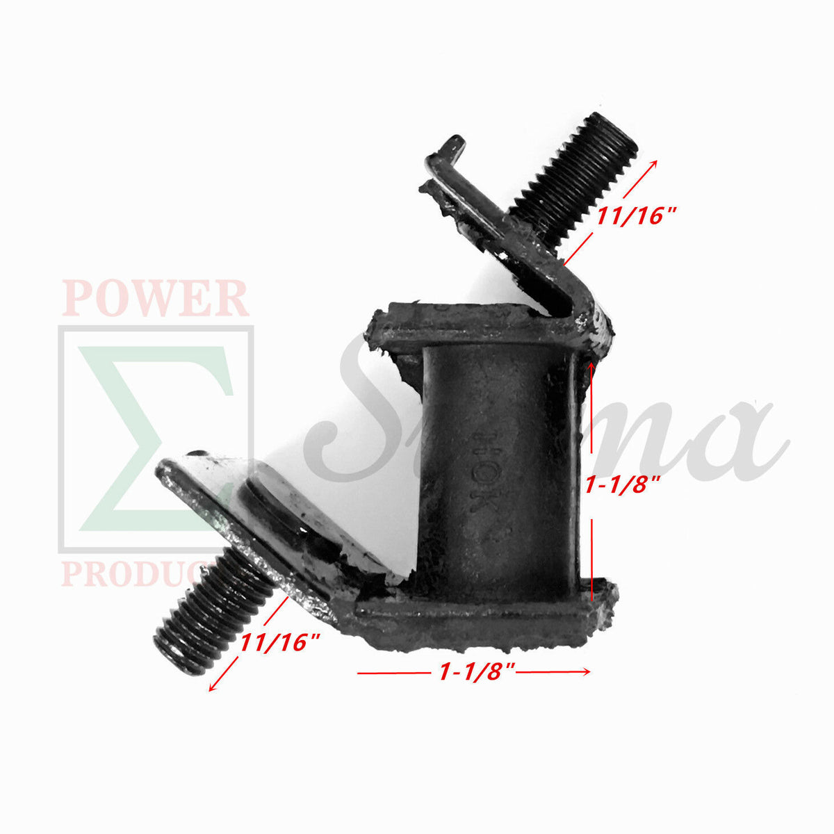 2X Large Thick Anti Vibration Rubber Mounts Shock Absorber For Diesel Generator 10HP 5500W 6000W 7000W Diesel Generator Water Pump With 178FE 178FAE 186FE 186FAE Diesel Engine image 4