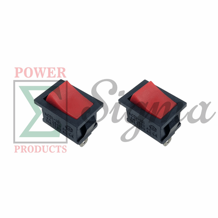 2PCS Electric Start Off Momentary Rocker Switch for Predator 3500 Watts Inverter Generator SKU 56720 63584 59137 for Generac 3500W IQ3500 Inverter Generator 7127 7723 image 0