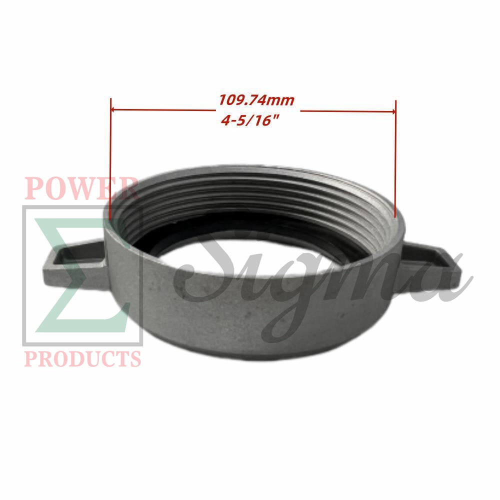 4" Inch Female Hose Connector with NPT Thread / Pin Lug / Hose Shank / Coupling with O-ring Seal image 5