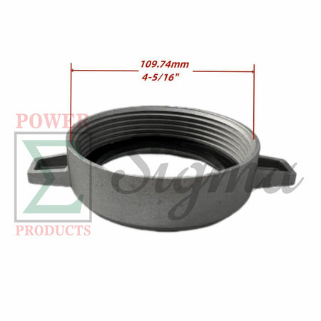 4" Inch Female Hose Connector with NPT Thread / Pin Lug / Hose Shank / Coupling with O-ring Seal image 5