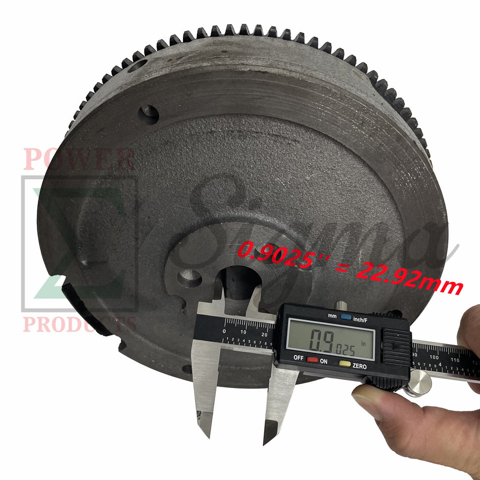 Flywheel W/ Gear For Honda GX340 GX390 11HP 13HP Electric Start Engine Generator image 1
