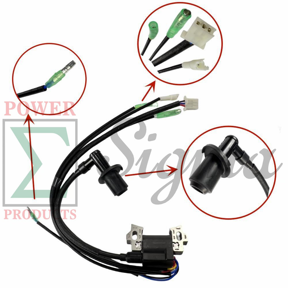 7-Wire Ignition Coil WITH CO Sensor Connector For Predator 3500 Watts Super Quiet Inverter Generator With CO SECURE image 4