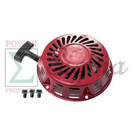 Recoil Starter with Handle & Bolts -- Compatible Replacement for PREDATOR Inverter Generators 9500-Watt Surge / 7600-Watt Running (SKU# 71365, 59188) image 0